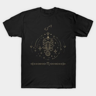 Zodiac Scorpio sign. T-Shirt